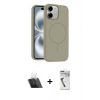 MARSİLYAN™- iPhone 11 Kılıf Yankı Form Serisi - Şeffaf Uv Polymer Nano Ekran Koruyucu + Kamera Lens Koruma Cam - SF