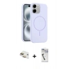 MARSİLYAN™- iPhone 11 Kılıf Yankı Form Serisi - Şeffaf Uv Polymer Nano Ekran Koruyucu + Pers Alüminyum Kamera Lens - GD