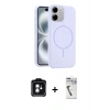MARSİLYAN™- iPhone 11 Kılıf Yankı Form Serisi - Şeffaf Uv Polymer Nano Ekran Koruyucu + PVD Metal Kamera Lens - YL
