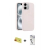 MARSİLYAN™- iPhone 11 Kılıf Yankı Form Serisi - Şeffaf Uv Polymer Nano Ekran Koruyucu + Rainbow Kamera Lens Koruma Cam - KI