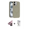 MARSİLYAN™- iPhone 11 Kılıf Yankı Form Serisi - Şeffaf Uv Polymer Nano Ekran Koruyucu + Raze Metal Kamera Lens - SH