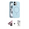 MARSİLYAN™- iPhone 11 Kılıf Yankı Form Serisi - Şeffaf Uv Polymer Nano Ekran Koruyucu + Raze Metal Kamera Lens - SH