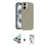 MARSİLYAN™- iPhone 11 Kılıf Yankı Form Serisi - Şeffaf Uv Polymer Nano Ekran Koruyucu + Raze Metal Kamera Lens - KI