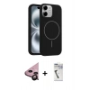 MARSİLYAN™- iPhone 11 Kılıf Yankı Form Serisi - Şeffaf Uv Polymer Nano Ekran Koruyucu + Raze Metal Kamera Lens - SH