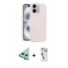 MARSİLYAN™- iPhone 11 Kılıf Yankı Form Serisi - Şeffaf Uv Polymer Nano Ekran Koruyucu + Raze Metal Kamera Lens - MI
