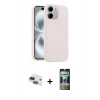 MARSİLYAN™- iPhone 11 Kılıf Yankı Form Serisi - Siyah 34D Hayalet Izgaralı Cam + Pers Alüminyum Kamera Lens - LT