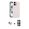 MARSİLYAN™- iPhone 11 Kılıf Yankı Form Serisi - Siyah 34D Hayalet Izgaralı Cam + Pers Alüminyum Kamera Lens - KI