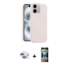 MARSİLYAN™- iPhone 11 Kılıf Yankı Form Serisi - Siyah 34D Hayalet Izgaralı Cam + Pers Alüminyum Kamera Lens - GI