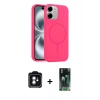 MARSİLYAN™- iPhone 11 Kılıf Yankı Form Serisi - Siyah 360 Mat Full Body Arka Koruyucu + PVD Metal Kamera Lens - YL