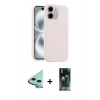 MARSİLYAN™- iPhone 11 Kılıf Yankı Form Serisi - Siyah 360 Mat Full Body Arka Koruyucu + Raze Metal Kamera Lens - MI