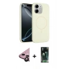 MARSİLYAN™- iPhone 11 Kılıf Yankı Form Serisi - Siyah 360 Mat Full Body Arka Koruyucu + Raze Metal Kamera Lens - SH