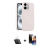 MARSİLYAN™- iPhone 11 Kılıf Yankı Form Serisi - Siyah 3D Antistatik Mat Seramik Nano Ekran Koruyucu + Kamera Lens Koruma Cam - SF