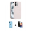 MARSİLYAN™- iPhone 11 Kılıf Yankı Form Serisi - Siyah 3D Antistatik Mat Seramik Nano Ekran Koruyucu + Neon Fosforlu Kamera Lens - MI