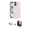 MARSİLYAN™- iPhone 11 Kılıf Yankı Form Serisi - Siyah 3D Antistatik Mat Seramik Nano Ekran Koruyucu + Pers Alüminyum Kamera Lens - YL
