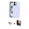 MARSİLYAN™- iPhone 11 Kılıf Yankı Form Serisi - Siyah 3D Antistatik Mat Seramik Nano Ekran Koruyucu + Pers Alüminyum Kamera Lens - KI
