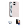 MARSİLYAN™- iPhone 11 Kılıf Yankı Form Serisi - Siyah 3D Antistatik Mat Seramik Nano Ekran Koruyucu + Pers Alüminyum Kamera Lens - GI