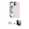 MARSİLYAN™- iPhone 11 Kılıf Yankı Form Serisi - Siyah 3D Antistatik Mat Seramik Nano Ekran Koruyucu + Pers Alüminyum Kamera Lens - GD