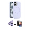 MARSİLYAN™- iPhone 11 Kılıf Yankı Form Serisi - Siyah 3D Antistatik Mat Seramik Nano Ekran Koruyucu + Raze Metal Kamera Lens - MR