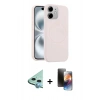 MARSİLYAN™- iPhone 11 Kılıf Yankı Form Serisi - Siyah 3D Antistatik Mat Seramik Nano Ekran Koruyucu + Raze Metal Kamera Lens - MI