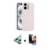 MARSİLYAN™- iPhone 11 Kılıf Yankı Form Serisi - Siyah 3D Antistatik Mat Seramik Nano Ekran Koruyucu + Raze Metal Kamera Lens - KI