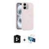 MARSİLYAN™- iPhone 11 Kılıf Yankı Form Serisi - Siyah 3D Antistatik Seramik Nano Ekran Koruyucu + PVD Metal Kamera Lens - TU