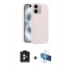 MARSİLYAN™- iPhone 11 Kılıf Yankı Form Serisi - Siyah 3D Antistatik Seramik Nano Ekran Koruyucu + PVD Metal Kamera Lens - SH
