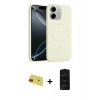 MARSİLYAN™- iPhone 11 Kılıf Yankı Form Serisi - Siyah 6D Antistatik Mat Seramik Hayalet Nano Ekran Koruyucu + Rainbow Kamera Lens Koruma Cam - KI