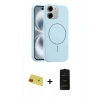 MARSİLYAN™- iPhone 11 Kılıf Yankı Form Serisi - Siyah 6D Antistatik Mat Seramik Hayalet Nano Ekran Koruyucu + Rainbow Kamera Lens Koruma Cam - KI