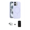 MARSİLYAN™- iPhone 11 Kılıf Yankı Form Serisi - Siyah 6D Antistatik Mat Seramik Hayalet Nano Ekran Koruyucu + Pers Alüminyum Kamera Lens - YL