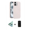 MARSİLYAN™- iPhone 11 Kılıf Yankı Form Serisi - Siyah 6D Antistatik Mat Seramik Hayalet Nano Ekran Koruyucu + Raze Metal Kamera Lens - MI