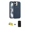 MARSİLYAN™- iPhone 11 Kılıf Yankı Form Serisi - Siyah 6D Antistatik Mat Seramik Hayalet Nano Ekran Koruyucu + Rainbow Kamera Lens Koruma Cam - KI