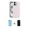 MARSİLYAN™- iPhone 11 Kılıf Yankı Form Serisi - Siyah 6D Antistatik Mat Seramik Hayalet Nano Ekran Koruyucu + Neon Fosforlu Kamera Lens - TU