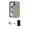 MARSİLYAN™- iPhone 11 Kılıf Yankı Form Serisi - Siyah 6D Antistatik Mat Seramik Hayalet Nano Ekran Koruyucu + Pers Alüminyum Kamera Lens - KI