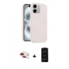 MARSİLYAN™- iPhone 11 Kılıf Yankı Form Serisi - Siyah 6D Antistatik Mat Seramik Hayalet Nano Ekran Koruyucu + Pers Alüminyum Kamera Lens - KI