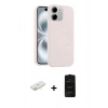 MARSİLYAN™- iPhone 11 Kılıf Yankı Form Serisi - Siyah 6D Antistatik Mat Seramik Hayalet Nano Ekran Koruyucu + Renkli Kamera Lens Koruma Cam - SI
