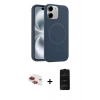 MARSİLYAN™- iPhone 11 Kılıf Yankı Form Serisi - Siyah 6D Antistatik Mat Seramik Hayalet Nano Ekran Koruyucu + Pers Alüminyum Kamera Lens - KI