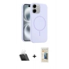 MARSİLYAN™- iPhone 11 Kılıf Yankı Form Serisi - Siyah 6D Mat Seramik Hayalet Nano Ekran Koruyucu + Kamera Lens Koruma Cam - SF