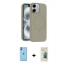 MARSİLYAN™- iPhone 11 Kılıf Yankı Form Serisi - Siyah 6D Mat Seramik Hayalet Nano Ekran Koruyucu + Neon Fosforlu Kamera Lens - TU