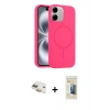 MARSİLYAN™- iPhone 11 Kılıf Yankı Form Serisi - Siyah 6D Mat Seramik Hayalet Nano Ekran Koruyucu + Pers Alüminyum Kamera Lens - GD