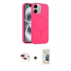 MARSİLYAN™- iPhone 11 Kılıf Yankı Form Serisi - Siyah 6D Mat Seramik Hayalet Nano Ekran Koruyucu + Pers Alüminyum Kamera Lens - KI