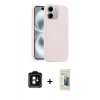 MARSİLYAN™- iPhone 11 Kılıf Yankı Form Serisi - Siyah 6D Mat Seramik Hayalet Nano Ekran Koruyucu + PVD Metal Kamera Lens - YL
