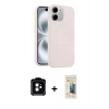 MARSİLYAN™- iPhone 11 Kılıf Yankı Form Serisi - Siyah 6D Mat Seramik Hayalet Nano Ekran Koruyucu + PVD Metal Kamera Lens - TU