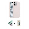 MARSİLYAN™- iPhone 11 Kılıf Yankı Form Serisi - Siyah 6D Mat Seramik Hayalet Nano Ekran Koruyucu + Raze Metal Kamera Lens - KI