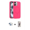 MARSİLYAN™- iPhone 11 Kılıf Yankı Form Serisi - Siyah Bilvis 3D Cam Ekran Koruyucu + Pers Alüminyum Kamera Lens - GI