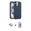 MARSİLYAN™- iPhone 11 Kılıf Yankı Form Serisi - Siyah Bilvis 3D Cam Ekran Koruyucu + Pers Alüminyum Kamera Lens - GI