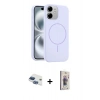 MARSİLYAN™- iPhone 11 Kılıf Yankı Form Serisi - Siyah Bilvis 3D Cam Ekran Koruyucu + Pers Alüminyum Kamera Lens - LT