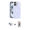 MARSİLYAN™- iPhone 11 Kılıf Yankı Form Serisi - Siyah Bilvis 3D Cam Ekran Koruyucu + Pers Alüminyum Kamera Lens - GI