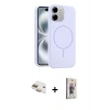 MARSİLYAN™- iPhone 11 Kılıf Yankı Form Serisi - Siyah Bilvis 3D Cam Ekran Koruyucu + Pers Alüminyum Kamera Lens - GD