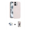 MARSİLYAN™- iPhone 11 Kılıf Yankı Form Serisi - Siyah Bilvis 3D Cam Ekran Koruyucu + Pers Alüminyum Kamera Lens - GI
