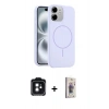 MARSİLYAN™- iPhone 11 Kılıf Yankı Form Serisi - Siyah Bilvis 3D Cam Ekran Koruyucu + PVD Metal Kamera Lens - SH